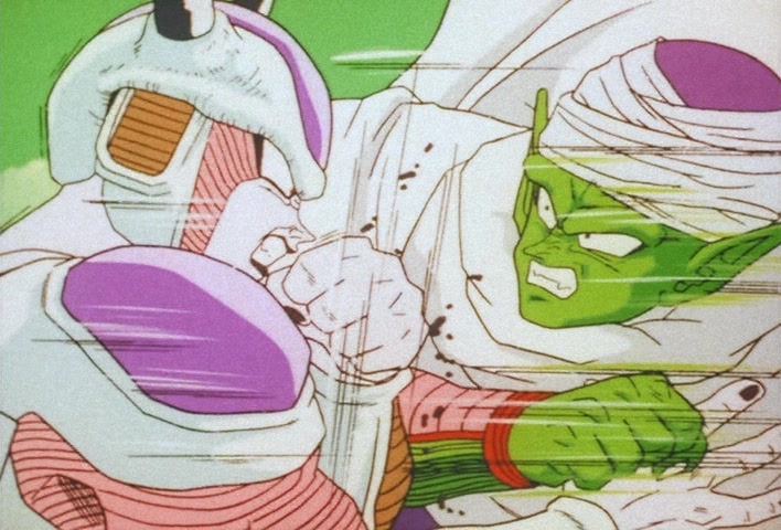 Dragon Ball Z Ep 138: Walking Weapons of Mass Destruction!! The Artificial Humans Draw Near Goku @ 05:30