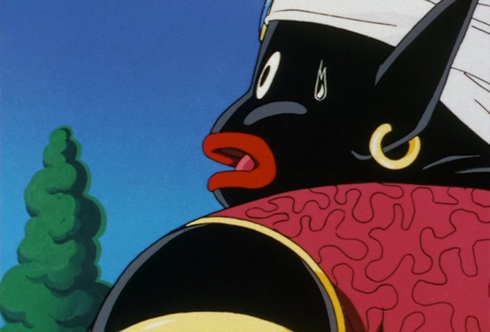Dragon Ball Z Ep 138: Walking Weapons of Mass Destruction!! The Artificial Humans Draw Near Goku @ 05:47