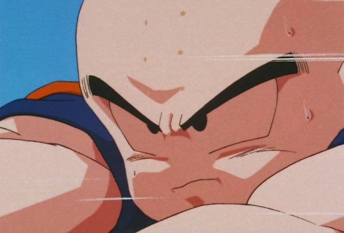 Dragon Ball Z Ep 138: Walking Weapons of Mass Destruction!! The Artificial Humans Draw Near Goku @ 08:35