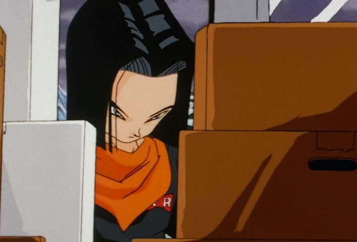 Dragon Ball Z Ep 138: Walking Weapons of Mass Destruction!! The Artificial Humans Draw Near Goku @ 11:12