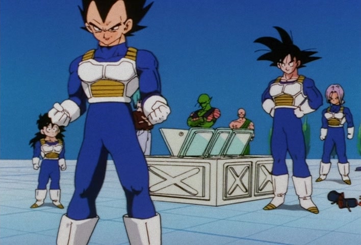 Dragon Ball Z Ep 154: I'll Finish Everything!! A Reborn Vegeta, Father and Son, Sally Forth @ 11:19