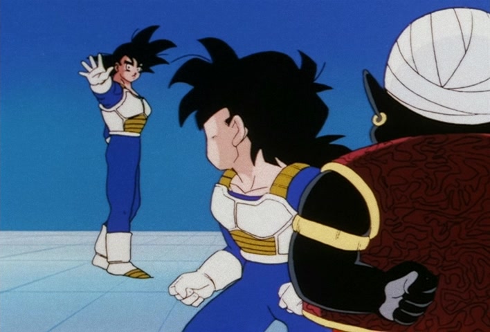 Dragon Ball Z Ep 154: I'll Finish Everything!! A Reborn Vegeta, Father and Son, Sally Forth @ 12:28