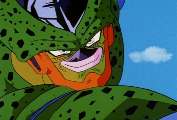 Dragon Ball Z Ep 156: On Your Knees, Cell! I am Super Vegeta!! @ 21:49