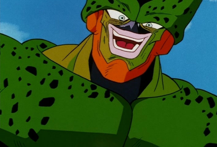 Dragon Ball Z Ep 157: Dangerous Pride!! A Challenge to Cell's Perfect Form @ 02:48