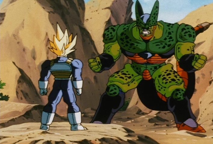 Dragon Ball Z Ep 157: Dangerous Pride!! A Challenge to Cell's Perfect Form @ 03:29
