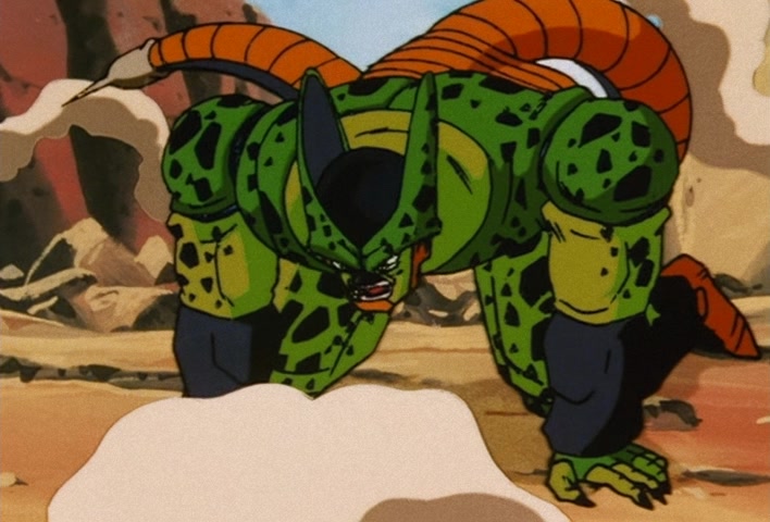 Dragon Ball Z Ep 157: Dangerous Pride!! A Challenge to Cell's Perfect Form @ 12:10