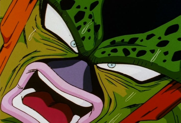 Dragon Ball Z Ep 157: Dangerous Pride!! A Challenge to Cell's Perfect Form @ 12:27