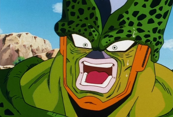 Dragon Ball Z Ep 157: Dangerous Pride!! A Challenge to Cell's Perfect Form @ 20:50