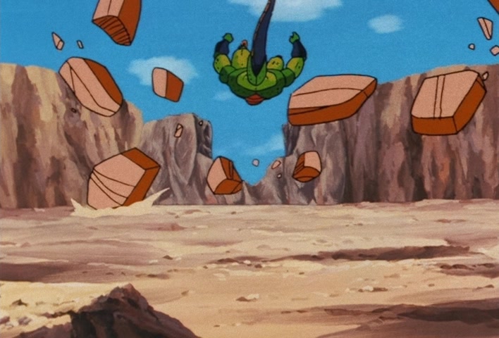 Dragon Ball Z Ep 159: A Shock to the Entire Universe!! Cell, A Spectacular Evolution Toward His Perfect Form @ 01:56