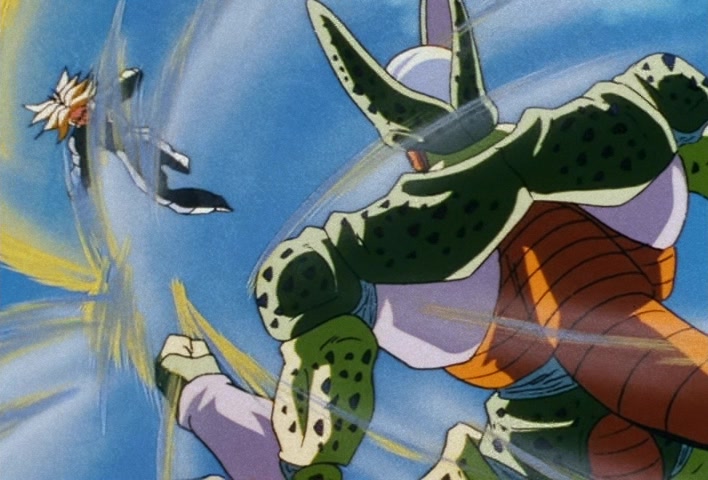 Dragon Ball Z Ep 159: A Shock to the Entire Universe!! Cell, A Spectacular Evolution Toward His Perfect Form @ 05:50