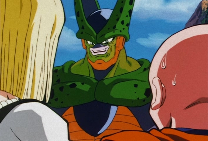 Dragon Ball Z Ep 159: A Shock to the Entire Universe!! Cell, A Spectacular Evolution Toward His Perfect Form @ 08:22