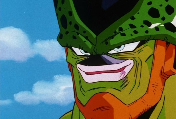 Dragon Ball Z Ep 159: A Shock to the Entire Universe!! Cell, A Spectacular Evolution Toward His Perfect Form @ 08:39