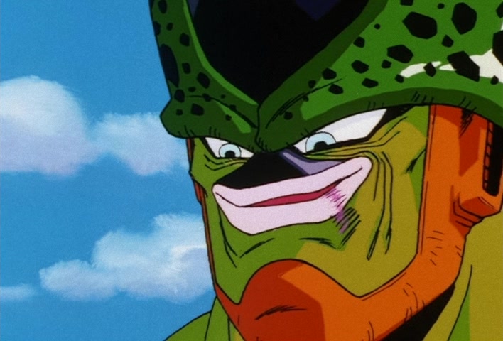 Dragon Ball Z Ep 159: A Shock to the Entire Universe!! Cell, A Spectacular Evolution Toward His Perfect Form @ 08:57