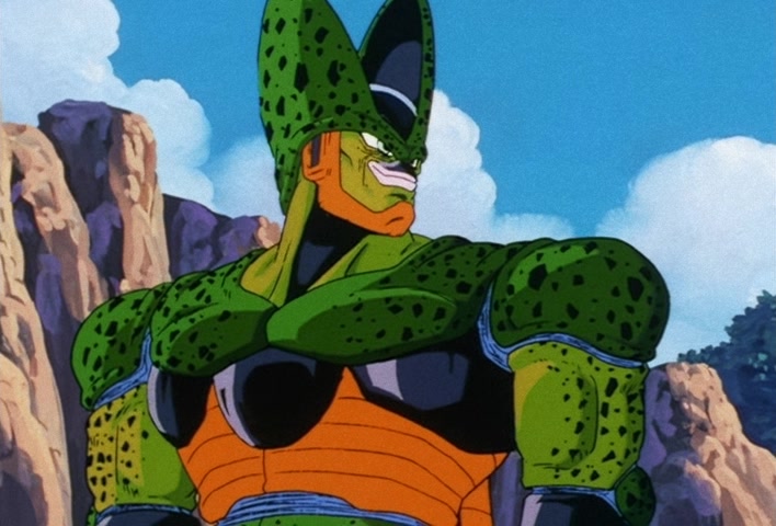 Dragon Ball Z Ep 159: A Shock to the Entire Universe!! Cell, A Spectacular Evolution Toward His Perfect Form @ 11:17