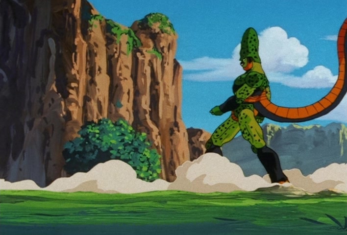 Dragon Ball Z Ep 159: A Shock to the Entire Universe!! Cell, A Spectacular Evolution Toward His Perfect Form @ 13:55