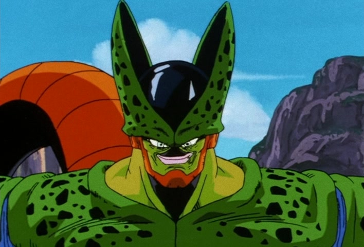 Dragon Ball Z Ep 159: A Shock to the Entire Universe!! Cell, A Spectacular Evolution Toward His Perfect Form @ 14:07
