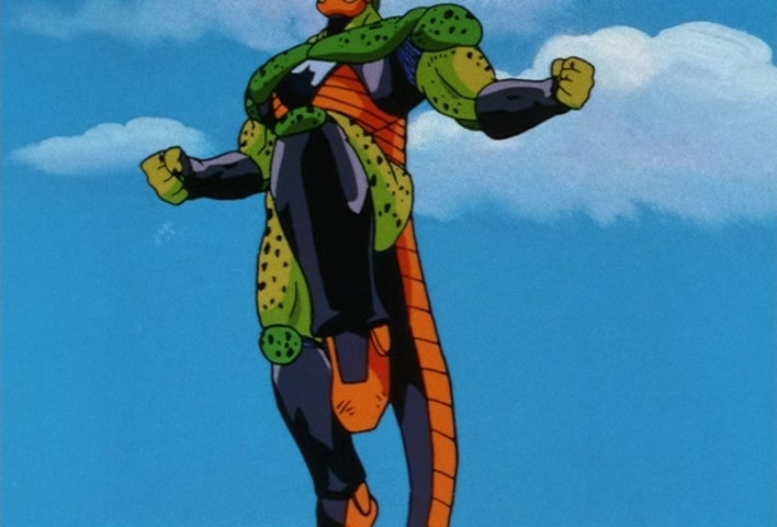 Dragon Ball Z Ep 159: A Shock to the Entire Universe!! Cell, A Spectacular Evolution Toward His Perfect Form @ 16:50