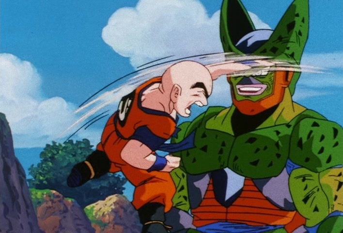 Dragon Ball Z Ep 159: A Shock to the Entire Universe!! Cell, A Spectacular Evolution Toward His Perfect Form @ 18:30