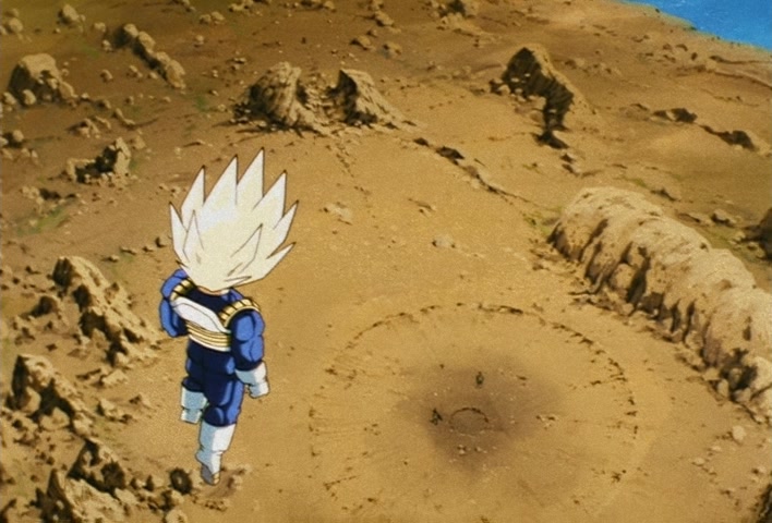 Dragon Ball Z Ep 161: Super Vegeta in Peril!! An Absolutely Perfect Terror Closes In!! @ 06:34