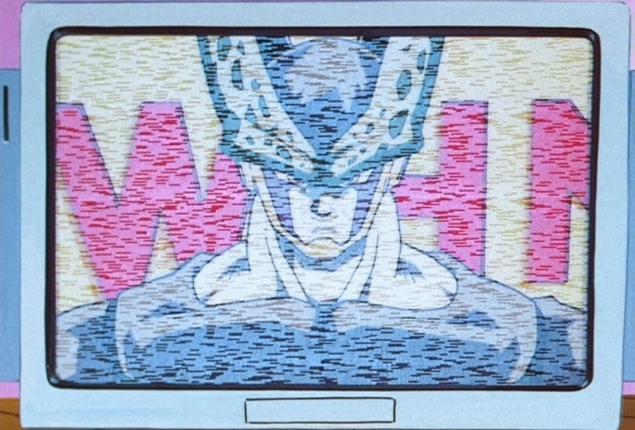 Dragon Ball Z Ep 167: Ratings 100%!! The Cell Games Call for Death With an Exclusive Live Broadcast @ 17:50