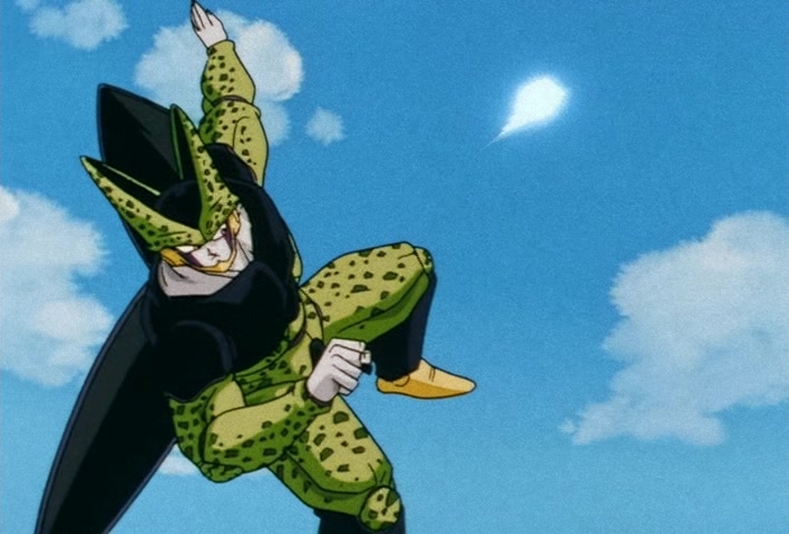 Dragon Ball Z Ep 178: A Direct Hit to the Earth!! Cell's Huge Kamehameha @ 02:01