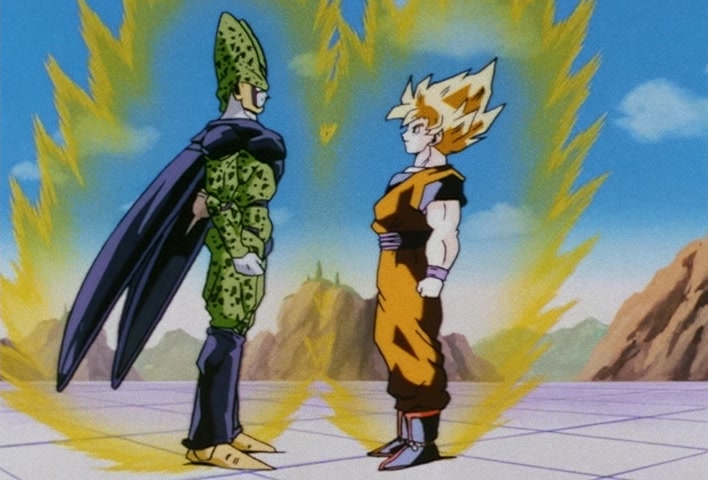 Dragon Ball Z Ep 178: A Direct Hit to the Earth!! Cell's Huge Kamehameha @ 08:23