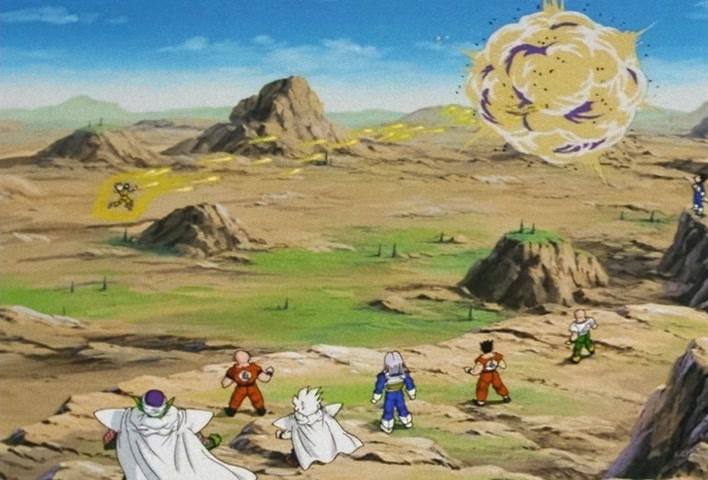Dragon Ball Z Ep 180: The End of the Desperate Struggle!! Goku Surrenders?! @ 12:49