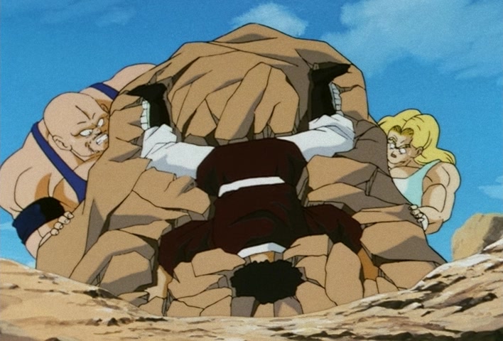 Dragon Ball Z Ep 180: The End of the Desperate Struggle!! Goku Surrenders?! @ 14:40