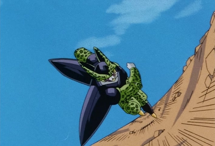 Dragon Ball Z Ep 183: Miniature Threats!! The Cell Juniors Attack @ 03:35