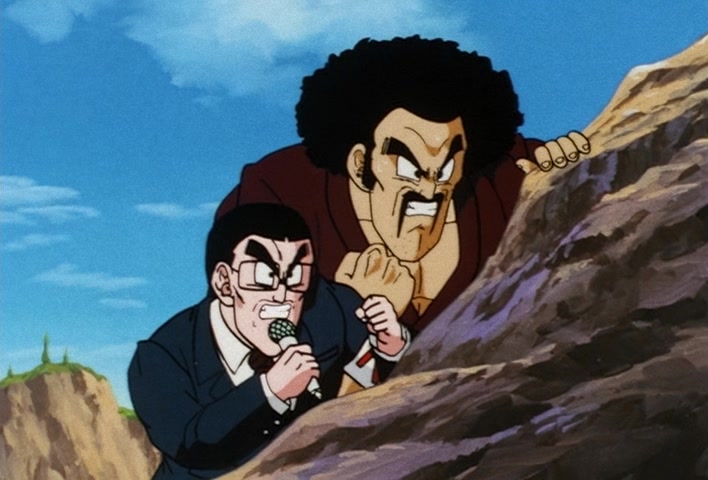 Dragon Ball Z Ep 183: Miniature Threats!! The Cell Juniors Attack @ 11:31