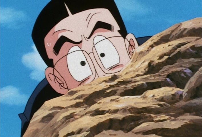 Dragon Ball Z Ep 183: Miniature Threats!! The Cell Juniors Attack @ 14:28