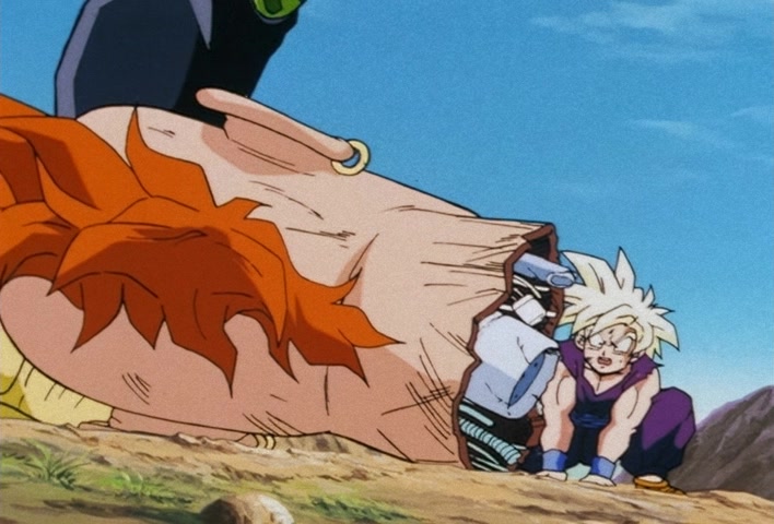 Dragon Ball Z Ep 183: Miniature Threats!! The Cell Juniors Attack @ 17:36
