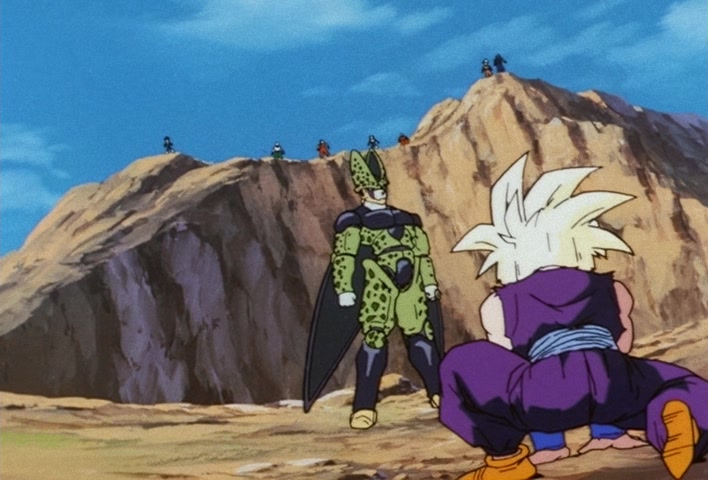 Dragon Ball Z Ep 183: Miniature Threats!! The Cell Juniors Attack @ 19:05