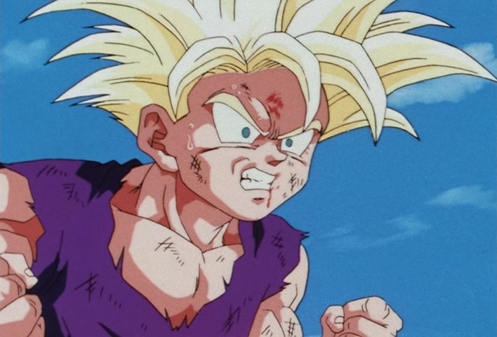Dragon Ball Z Ep 184: The Tragedy of No. 16!! Super Gohan's Anger Explodes @ 10:25