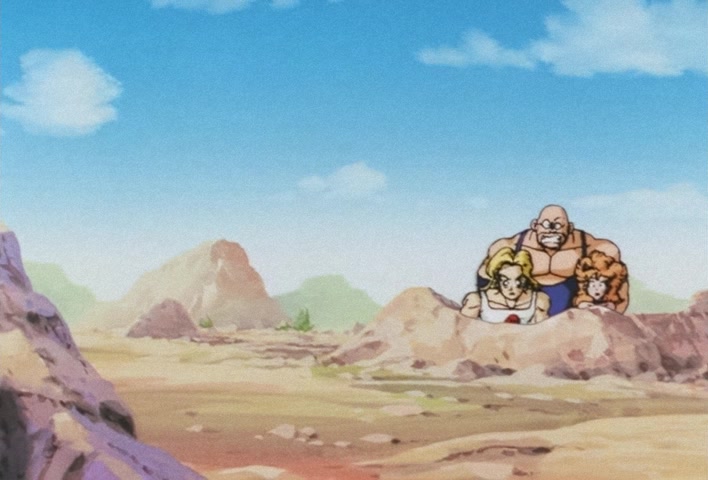 Dragon Ball Z Ep 185: Anger Exploding Into Power!! The Cell Juniors are Destroyed @ 05:37