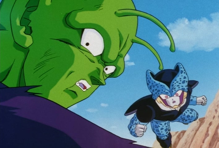 Dragon Ball Z Ep 185: Anger Exploding Into Power!! The Cell Juniors are Destroyed @ 07:56
