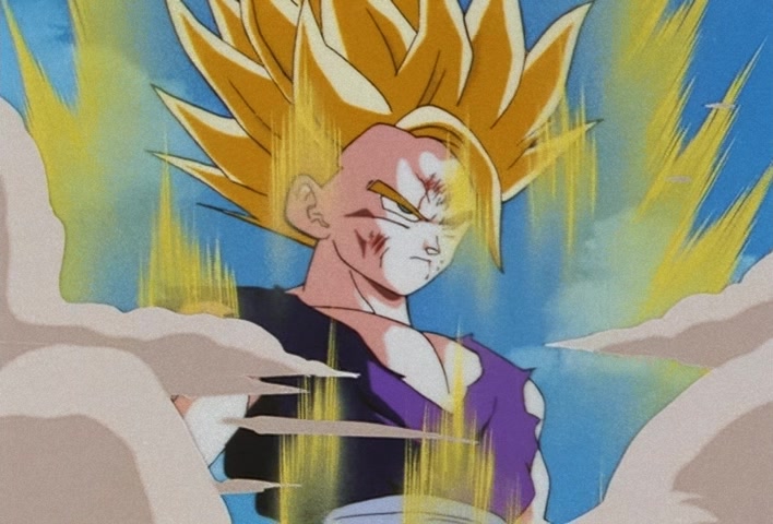 Dragon Ball Z Ep 185: Anger Exploding Into Power!! The Cell Juniors are Destroyed @ 08:12