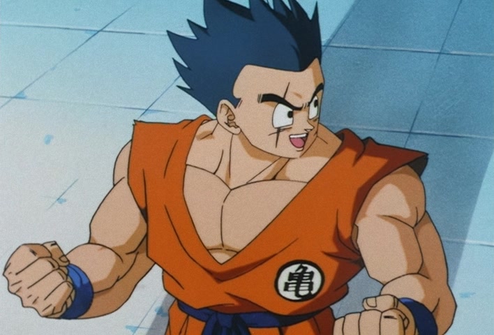 Dragon Ball Z Ep 193: A New Day Will Come… Father! I'll Hang in There @ 02:33