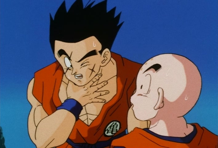 Dragon Ball Z Ep 193: A New Day Will Come… Father! I'll Hang in There @ 08:51