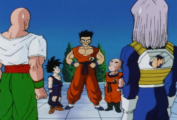 Dragon Ball Z Ep 193: A New Day Will Come… Father! I'll Hang in There @ 08:56