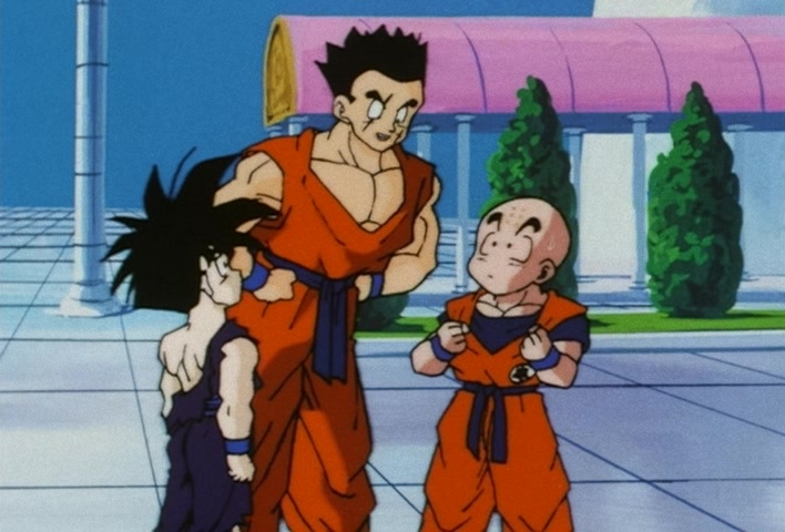 Dragon Ball Z Ep 193: A New Day Will Come… Father! I'll Hang in There @ 09:01