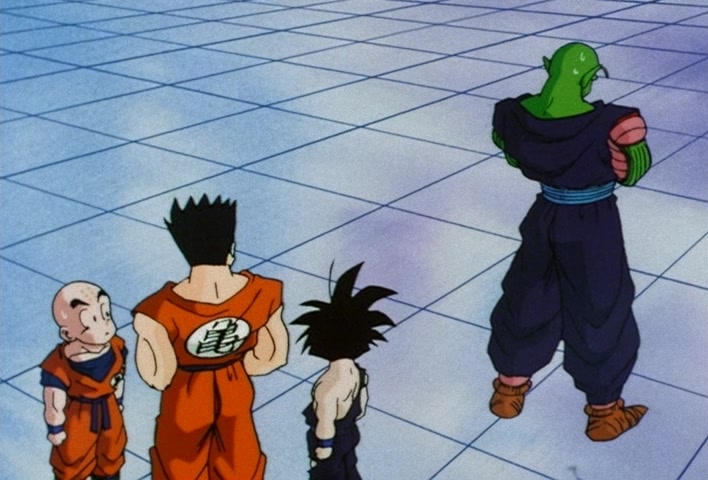 Dragon Ball Z Ep 193: A New Day Will Come… Father! I'll Hang in There @ 09:15