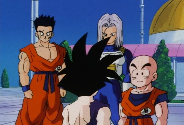 Dragon Ball Z Ep 193: A New Day Will Come… Father! I'll Hang in There @ 11:04