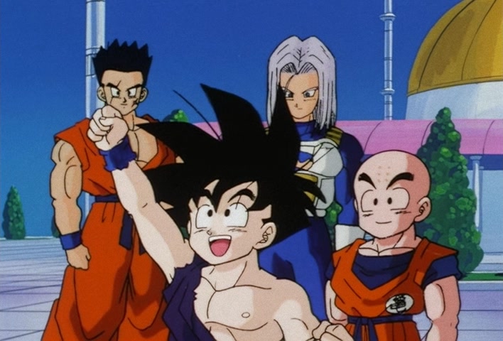 Dragon Ball Z Ep 193: A New Day Will Come… Father! I'll Hang in There @ 11:09