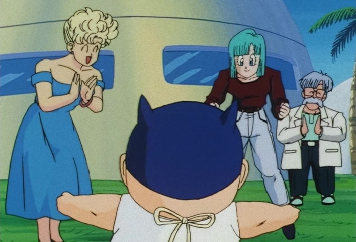 Dragon Ball Z Ep 193: A New Day Will Come… Father! I'll Hang in There @ 17:32