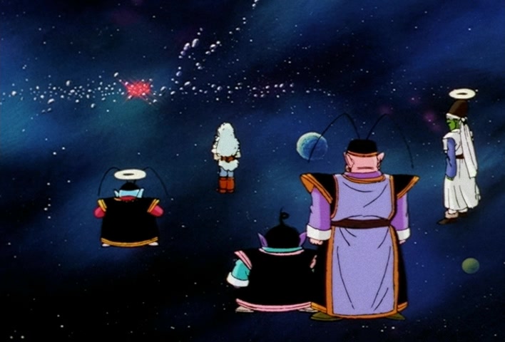 Dragon Ball Z Ep 196: I'm the Best in the Afterlife!! The Great Assembly of Past Heroes @ 12:30
