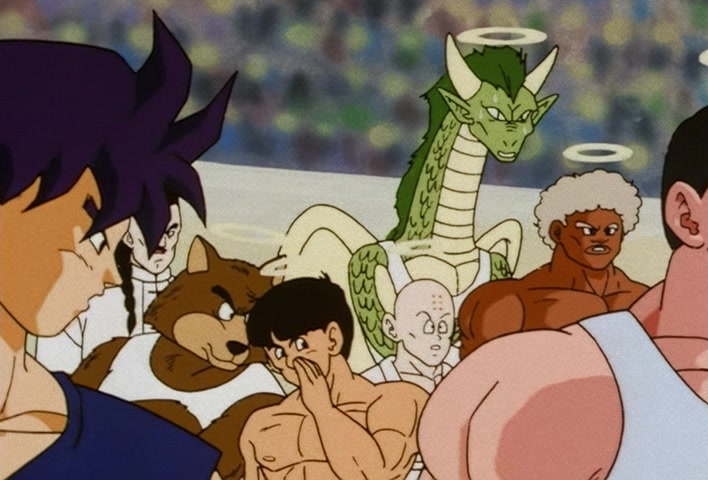 Dragon Ball Z Ep 196: I'm the Best in the Afterlife!! The Great Assembly of Past Heroes @ 21:16