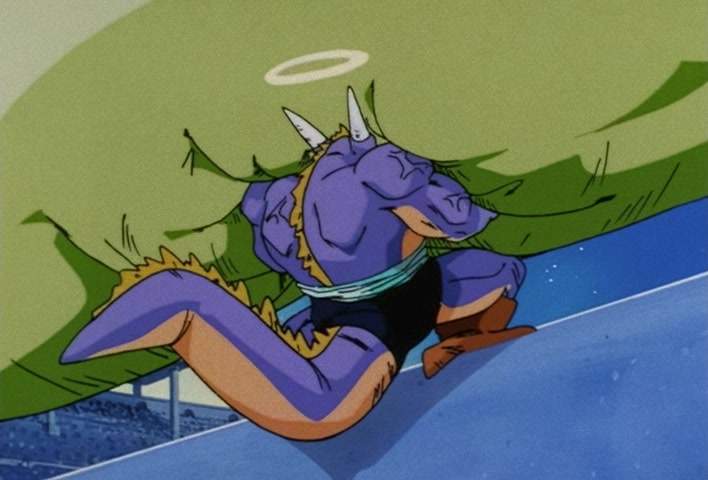 Dragon Ball Z Ep 197: Wild Enthusiasm on Dai Kaio's Planet!! Goku Stirs Up a Whirlwind @ 09:13