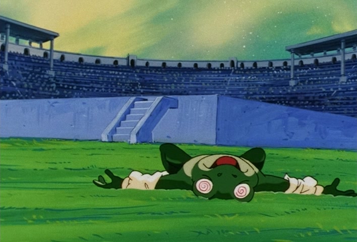 Dragon Ball Z Ep 197: Wild Enthusiasm on Dai Kaio's Planet!! Goku Stirs Up a Whirlwind @ 09:44