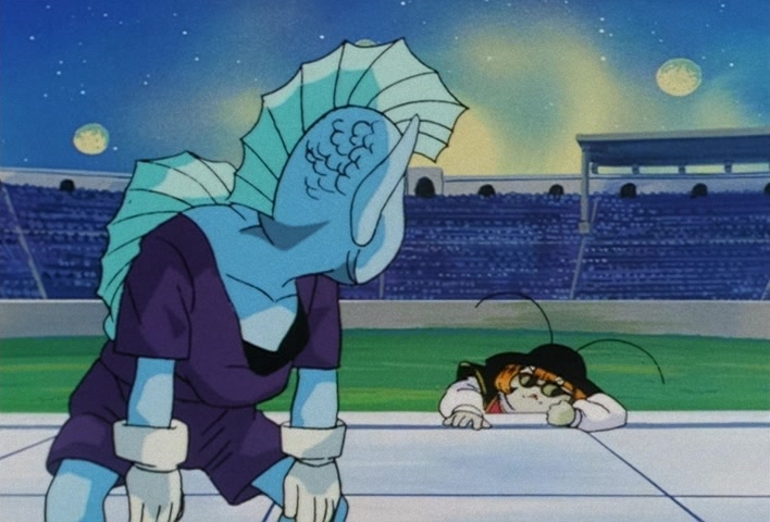 Dragon Ball Z Ep 197: Wild Enthusiasm on Dai Kaio's Planet!! Goku Stirs Up a Whirlwind @ 10:45